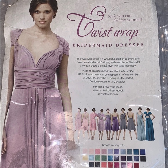 blue dress for baby girl 91502 Lilah Infinity Convertible Wrap Twist Bridesmaid Dress: Full or –  Renegade Bridal & Dye Lab main image 0